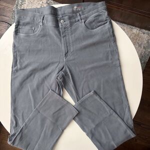 Faherty Stretch Terry 5-Pocket Pant Gray Men’s 38x32 NWOT Slim Straight